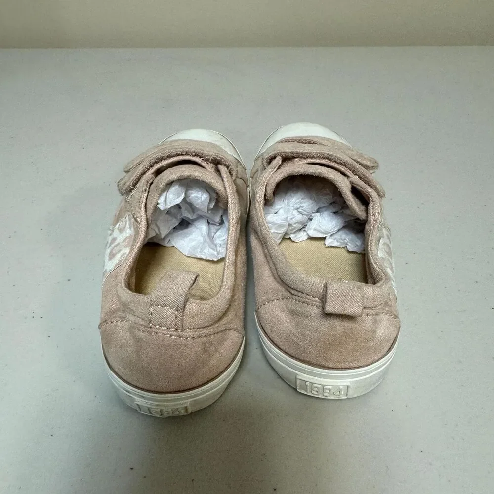 Old Navy Shoes Sneakers Girl's 11 Pink Leopard Heart Play Spring Outdoor
